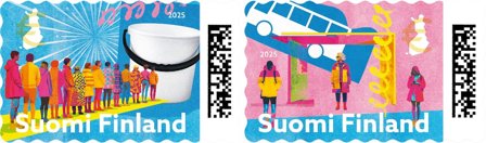 Finland - Finske vaner - Postfrisk sæt 2v