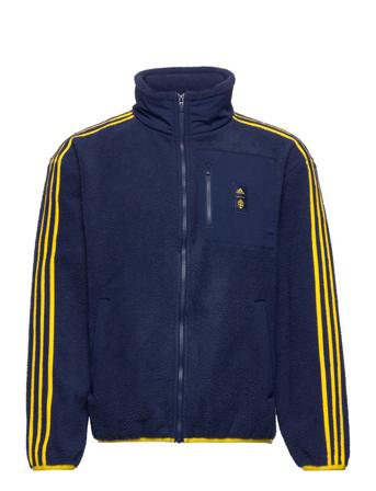 Sweden Fleece Jacket Sweatshirts & Hoodies Fleeces & Midlayers Navy Adidas Performance