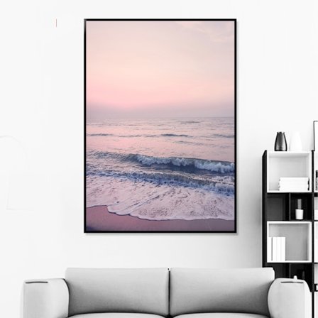 Stue dekorativt maleri 30*40*3 - Lavendel, hotellrom dekor