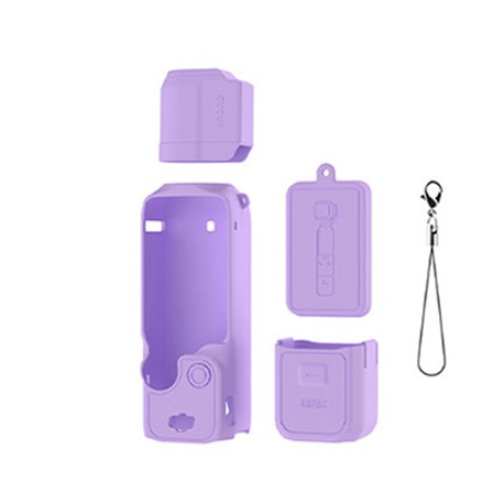 Silikonisuojakotelo DJI OSMO Pocket 3:lle, violetti