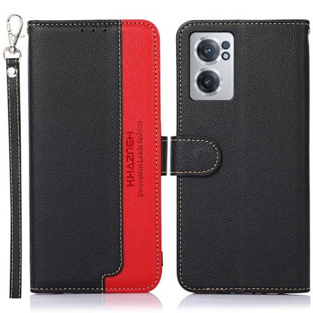 KHAZNEH Phone Cover for OnePlus Nord CE 2 - Black/Red