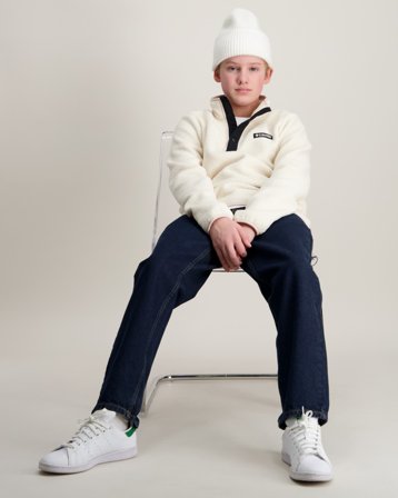 Columbia Helvetia II Half Snap Fleece Sort Fleece/Teddy Dreng - Kids Brand Store