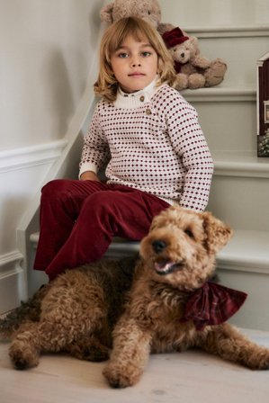 Newbie | Strikkegenser med knapper | Offwhite