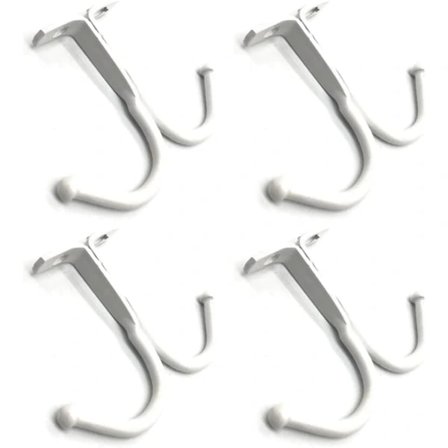 4 stk. Topmonterede Kophylder Under Skab Kopholder Stativ Kopholder Under Skab Metalopbevaringskroge til Køkken