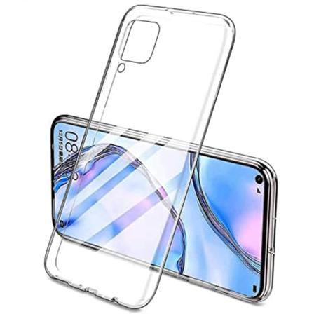 Huawei P40 Lite - Stöttåligt Silikonskal Transparent/Genomskinlig