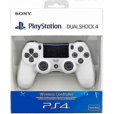 2025 Officiel Sony PlayStation PS4 DualShock 4 V2 Trådløs Controller - Hvid