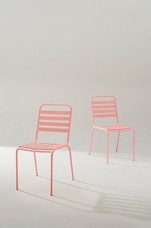 Jotex - Tuinstoel 2-pack Roze Roze - DEIA - Koop Tuinstoelen & tuinkrukken bij Jotex