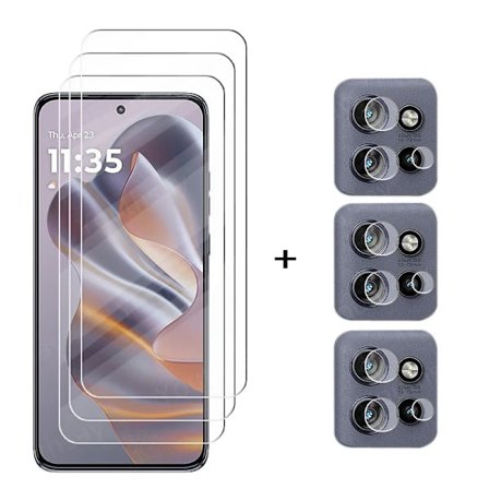 Full Gule Glas För Motorola Edge 50 Neo Härdat Glas Moto Edge 50 Neo Skärmskydd Telefon Linsskyddsfilm Motorola Edge 50 Neo