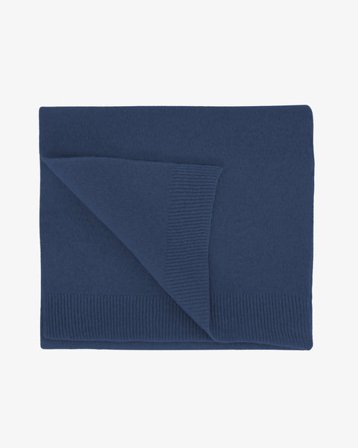 Merino Wool Scarf - Petrol Blue - Female - One Size