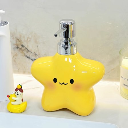 Den unikt designede og sjarmerende stjerneformede lotionflasken