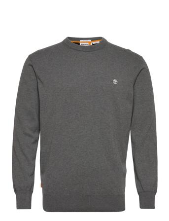 Ls Williams River Cotton Yd Crew Sweater Regular Grey Timberland