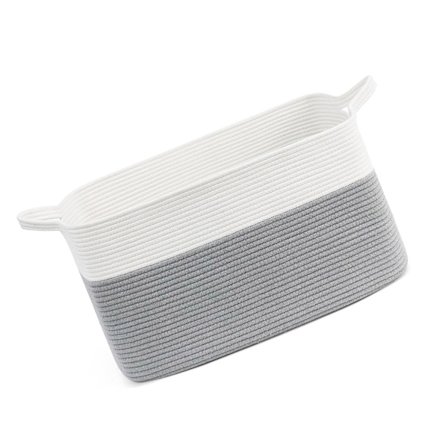 Förvaringskorg i bomullstråd för vävning, för snacks, leksaker och diverse