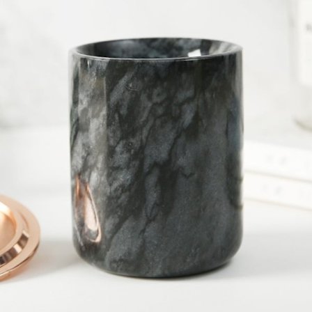 Marble Pen Pennhållare Skrivbord Pennhållare Skrivbord Organizer Hållare