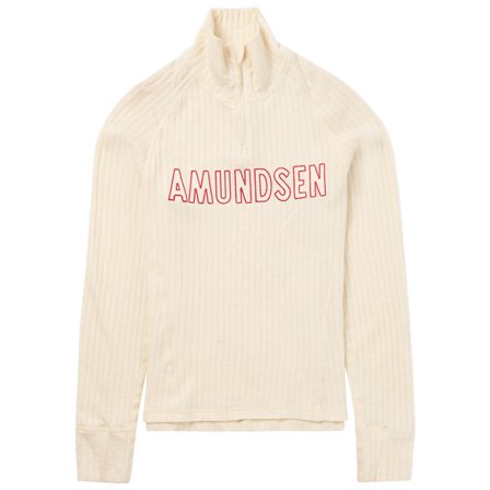 Amundsen Hero's Hide Half Zip Natural/Logo