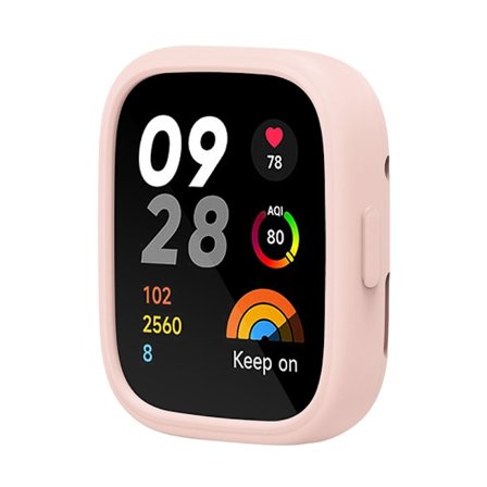 Xiaomi Redmi Watch 3 Silikonfodral Smart Watch Skyddsfodral Skydd - Rosa