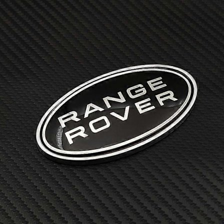 3D Aluminium Logo Range Rover Dekal Bil Front Grill Emblem Bagagelucka Märke För Range Rover Sport L320 L322 L494 Evoque Tillbehör