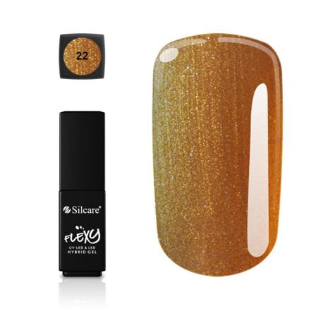 Silcare - Flexy - Hybrid Gel - Color: 22 - 4,5 Gram Guld
