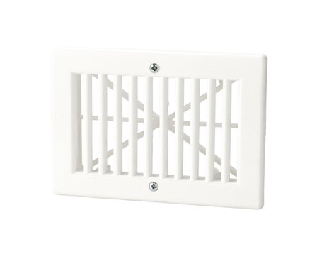 Habo 912 Evakueringsgitter hvit 125 x 125 mm, Ventilasjon