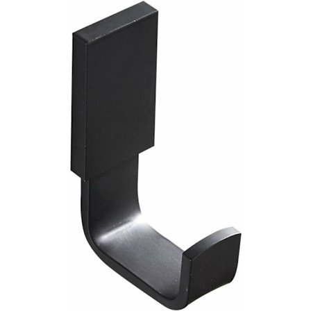 Pyyhekoukku Koti Taulu Koukut Messinki Kylpyhuone Takki Koukut Seinälle Asennettava Monikäyttöinen Koukku, Mattamusta - Pakkaus 1-