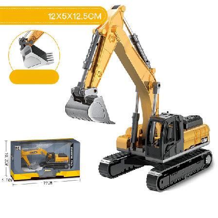 Legering Engineering Køretøj Simulation Gravemaskine Kran Transp