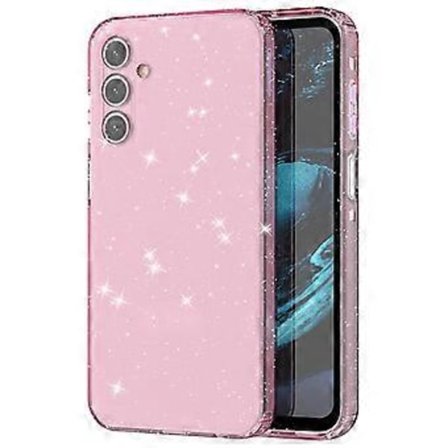 Samsung Galaxy A15 5G -puhelimen iskunkestävä glitter TPU -suojakuori (Tyyli A)
