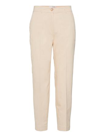 Slfnora Mw Cropped Pant Seedpearl S Beige Selected Femme