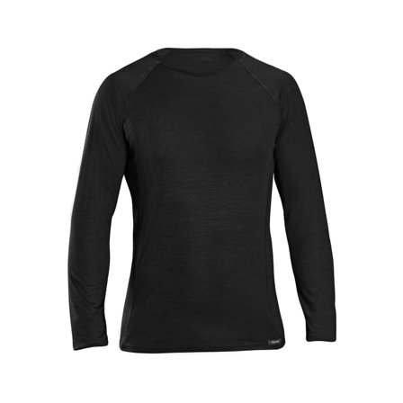 GripGrab Merino Polyfibre Long Sleeve Base Layer Unisex base layer tops Black XL