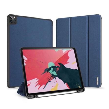 Ipad Pro 11 (2018/2020) - Dux Ducis Domo Tri-fold Med Pennhållar Darkblue Mörk Blå