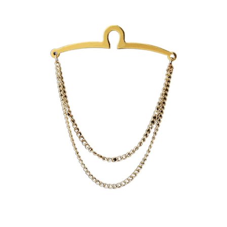 Slipsnål Slipskjede GULL