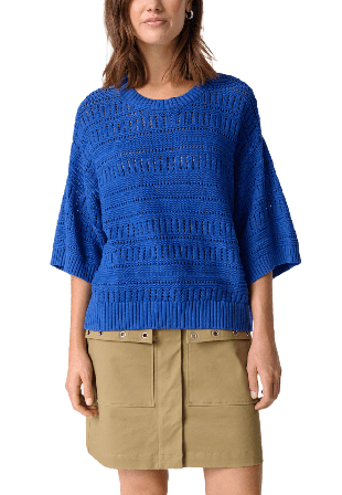 Soaked In Luxury SLRava Rinna Pullover Tröjor Dam Blå XS