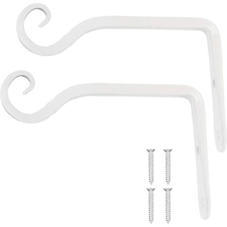 Plantebærer, hengende kurvholder, jern veggkrok, hengende kurv, vegg KLB