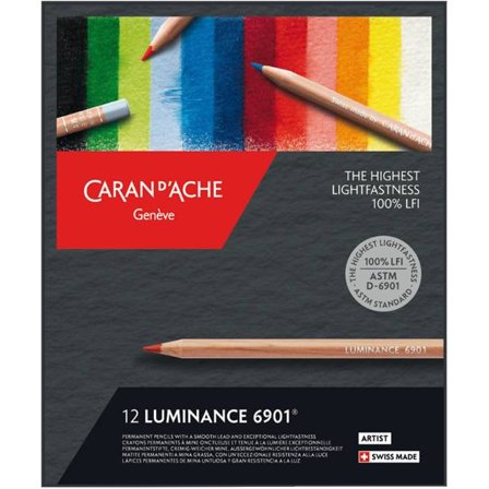 Caran d'Ache Luminance 6901 Lot de 12