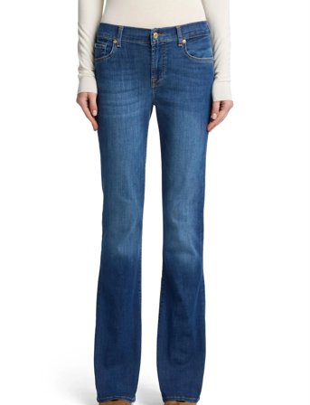 7 For All Mankind Bootcut Duchess - Blue - 29 x 34