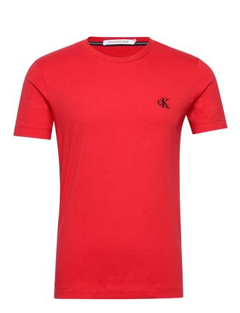 Ck Essential Slim Tee T-shirts Short-sleeved Röd Calvin Klein Jeans