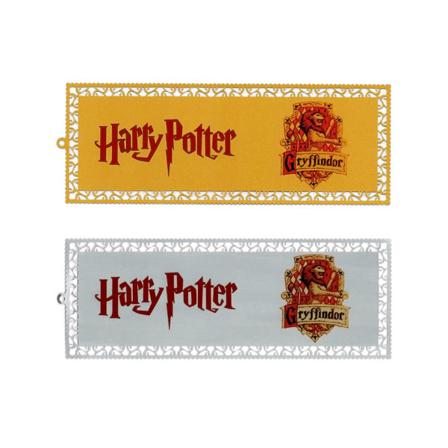 2 ST Harry Potter Gryffindor Metall Bokmärken