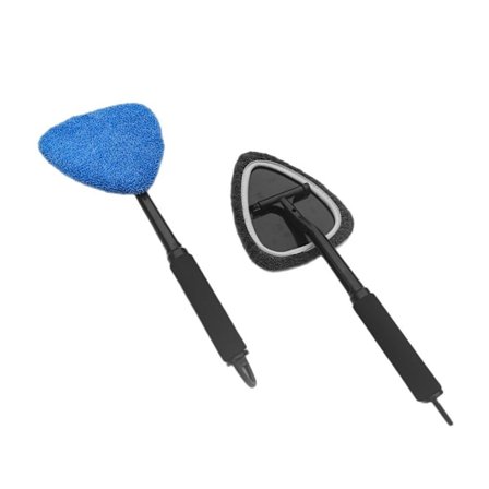 Triangelfönster vindrutevisare avfuktare bil vindruta rengöringsborste 2-delat plasthandtag