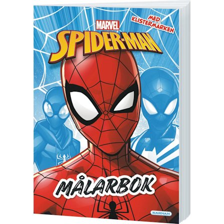 Spiderman Målarbok med klistermärken
