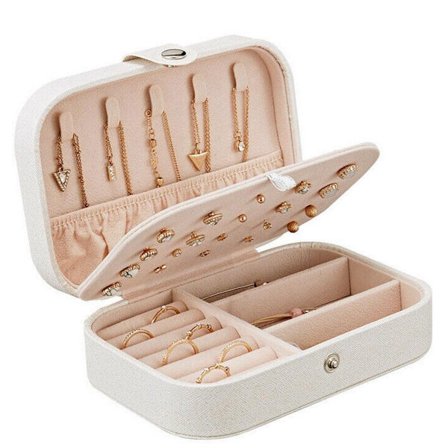 A&K Chic Smykkeskrin | Smykkeskrin til Smykker | Øreringe | Halskæde | Armbånd | CremeCreme, Hvid