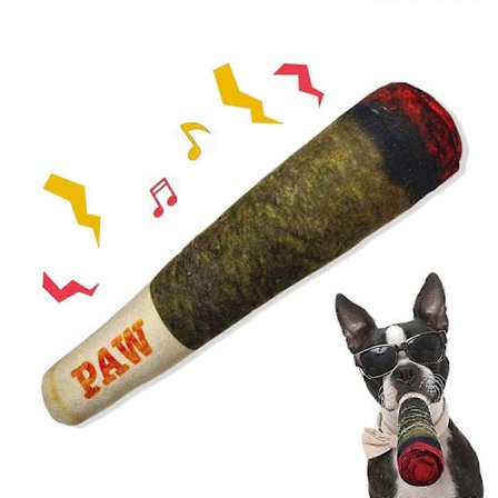 Stor PAW Leddesign Kæledyrslegetøj Tænder Knirkende Plys Tygelegetøj Til Hund HED