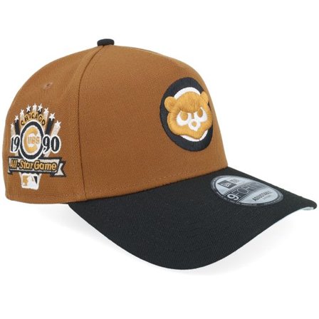 New Era - MLB Brun adjustable Keps - Hatstore Exclusive x Chicago Cubs 9FORTY All Star Game 90 Peanut/Black A-Frame Adjustable @ Hatstore