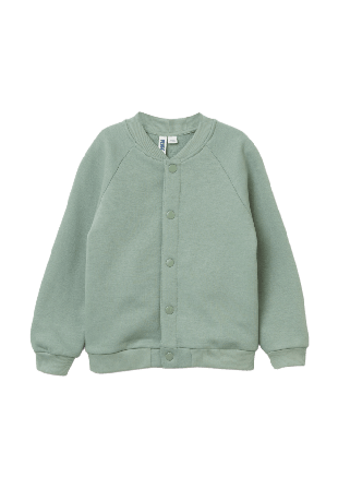 RIKIKI Sweatshirt-jacka med knappar MILLE Hoodies & sweatshirts Grön 110/116