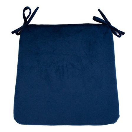 Set med 2 produkter. Dyna VELVET 2, för stol 39x39cm, blå