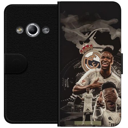 Kompatibelt Lommeboketui til Samsung Galaxy Xcover 3 Vinicius Junior Real Madrid Brasiliansk driblingsfenomen og offensiv leder med høy energi og kni