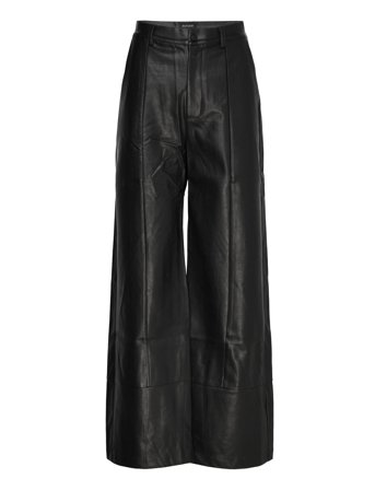 Bardot | Marlowe Pu Wide Leg Pant | 34