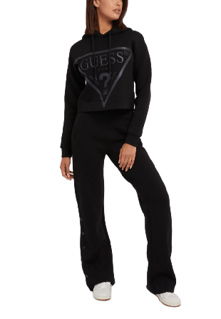 Guess New Alisa Hooded Sweatshirt Hoodies & sweatshirts Dam Svart XS