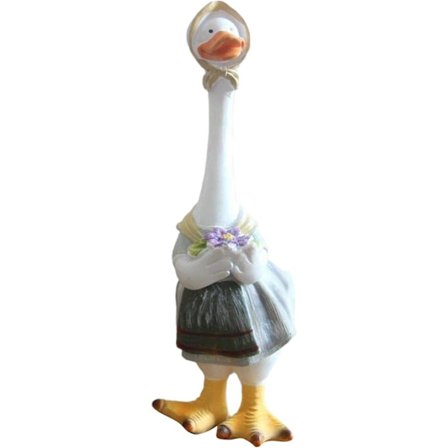 Sorsa | Hartsikevätretki Sorsakuviot Ulkokäyttöön - Hanhiveistoskoriste, Taidekoriste Piha-askartelu Satukoristeet