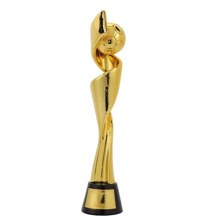 2023 Kvindernes Fodboldtrofæ Cup Resin Verdens Fodboldpris Trofæ Ornament til Hjem Bar Dekoration Fan Souvenir 30cm/11.8in
