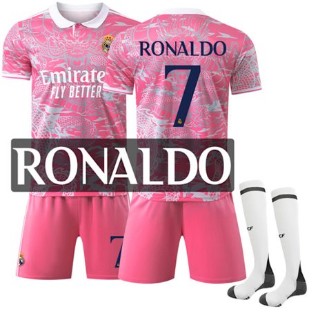 Gos- 2425 Barnefotball Trøye Treningsdrakt Laguniform Sett Madrid Sportsklær Real Madrid Trøye