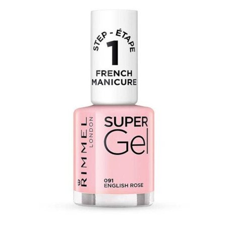 Rimmel Smalto Super Gel French Manicure Colore 091 English Rose