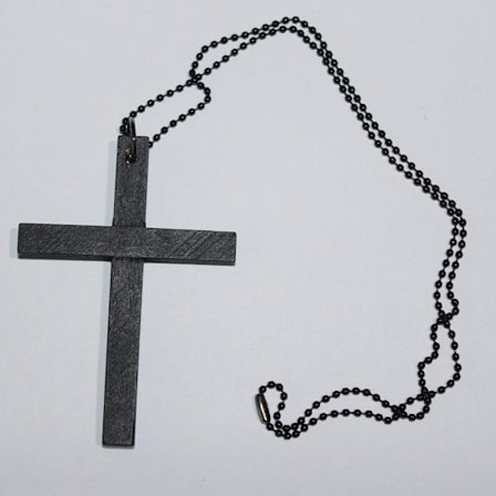 Medeltida dräkt Liemannen huva mantel Halloween scenkostym vampyr predikant utklädnad